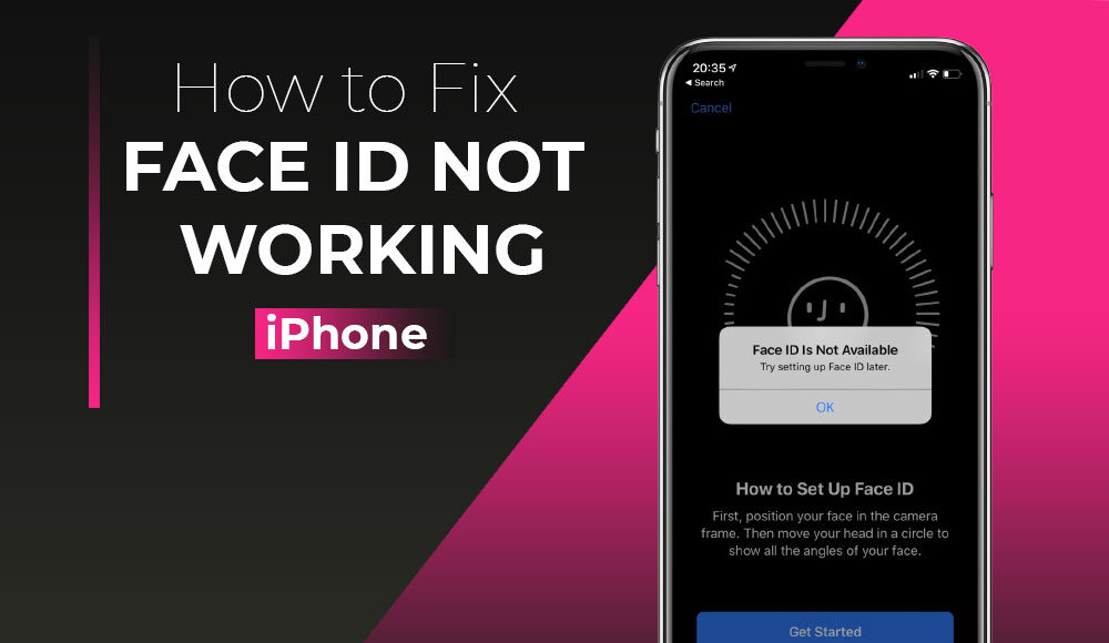 iphone face id not working