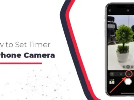 how to set timer on iphone camera
