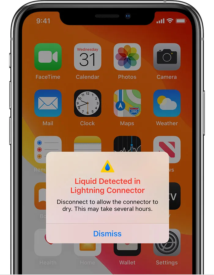 ios13-iphone-xs-liquid-detected-in-lighning-connector