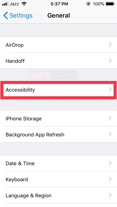 Accessibility-iphone5s