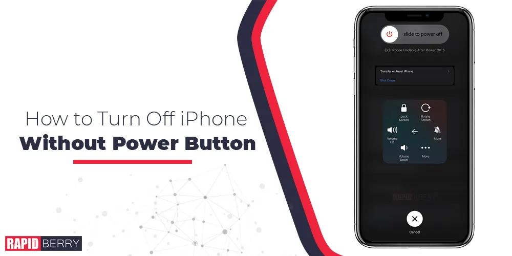 How to turn off iPhone without power button